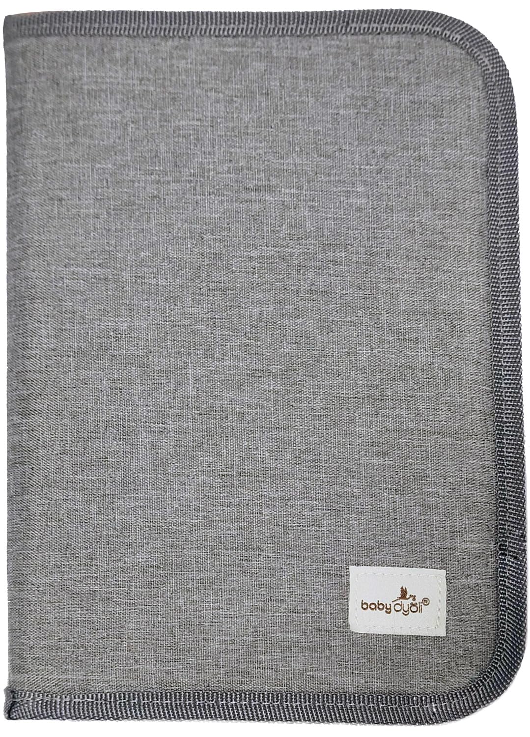 Baby Dyoli Baby Document Holder, Newborn Baby Gift Unisex Boy or Girl, Document Holder Baby Trolley Bag, Stuff for Baby Shower, Organizer for Cards, Passports (Grey)