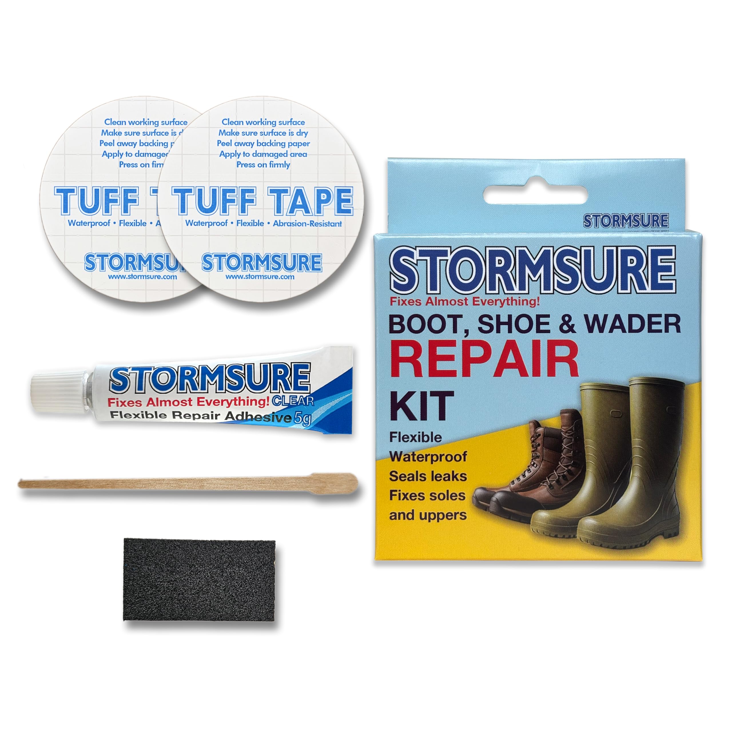 Stormsure Boot, Shoe and Wader Repair Kit Clear 5g - Ultimate Fix for Footwear Durability