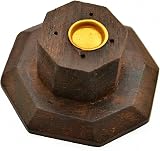 Puckator Sheesham Wood Incense Burner Thai Buddha 31cm Tower Holder view 5