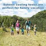 Sukeen Cooling Towel 40x12 Neck Face Microfiber Instant Cooling Gym Yoga view 9
