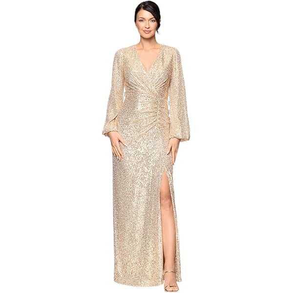 Amazon.com: Tadashi Shoji Women's C/S Metallic Pintuck Dress W/Sequin LACE  Neckline and Split, Midnight : Clothing, Shoes & Jewelry