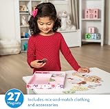 Melissa & Doug Nina Ballerina Magnetic Wooden Dress-Up Doll Pretend Play Toy 3+ view 2