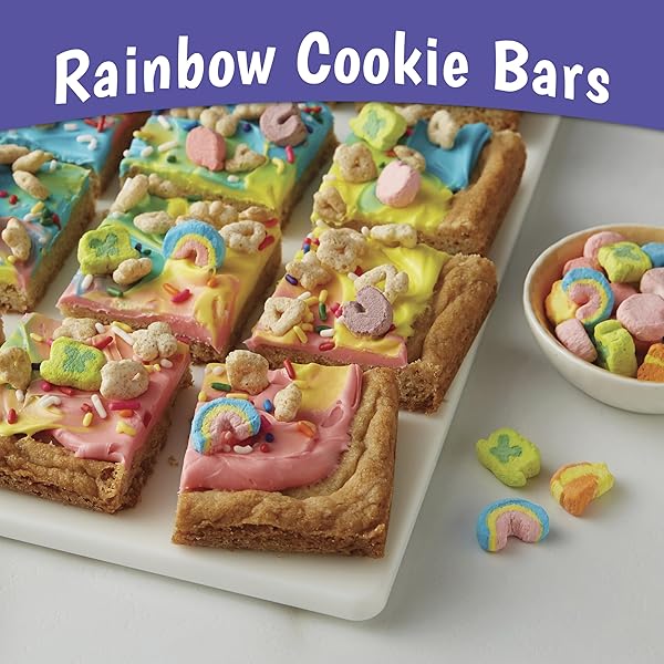LUCKY CHARMS JUST MAGICAL MARSHMALLOWS, LIMITED EDITION SNACKS, DESSERT INGREDIENT AND TOPPING, 4 OZ