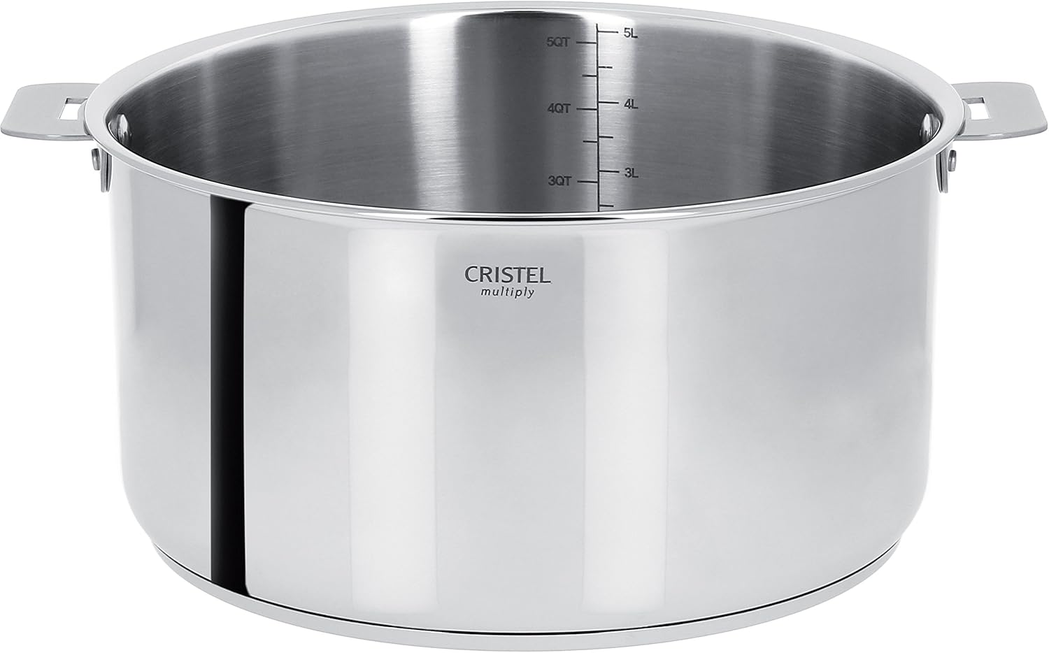 Casserole Haute Graduée Inox Strate Amovible 14cm Cristel