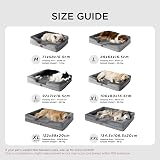 Bedsure Large Dog Bed Sofa Orthopedic Washable Cover 97x71x16cm Grey view 4