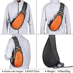 G4Free Sling Bags Men and Women Shoulder Backpack