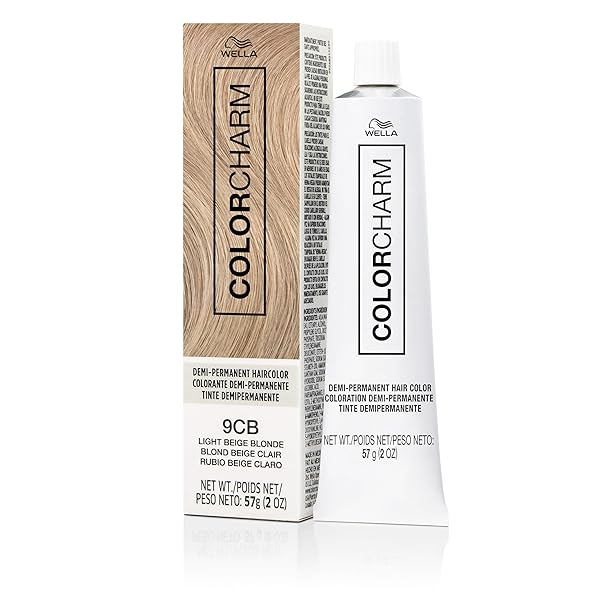 COLORCHARM DEMI PERMANENT HAIR COLOR| 9CB LIGHT BEIGE BLONDE | GLOSS, REFRESH AND TONE | 2 FL OZ