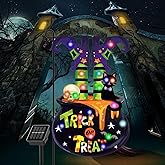 Halloween Led Lighted Garden Flag for Outside, 12x18 inch Outdoor Decor Yard Flag, 8 Mode Led Solar Double Sided Witch Feet Shape Flag,Halloween Decorations for Patio Lawn, Home Porch