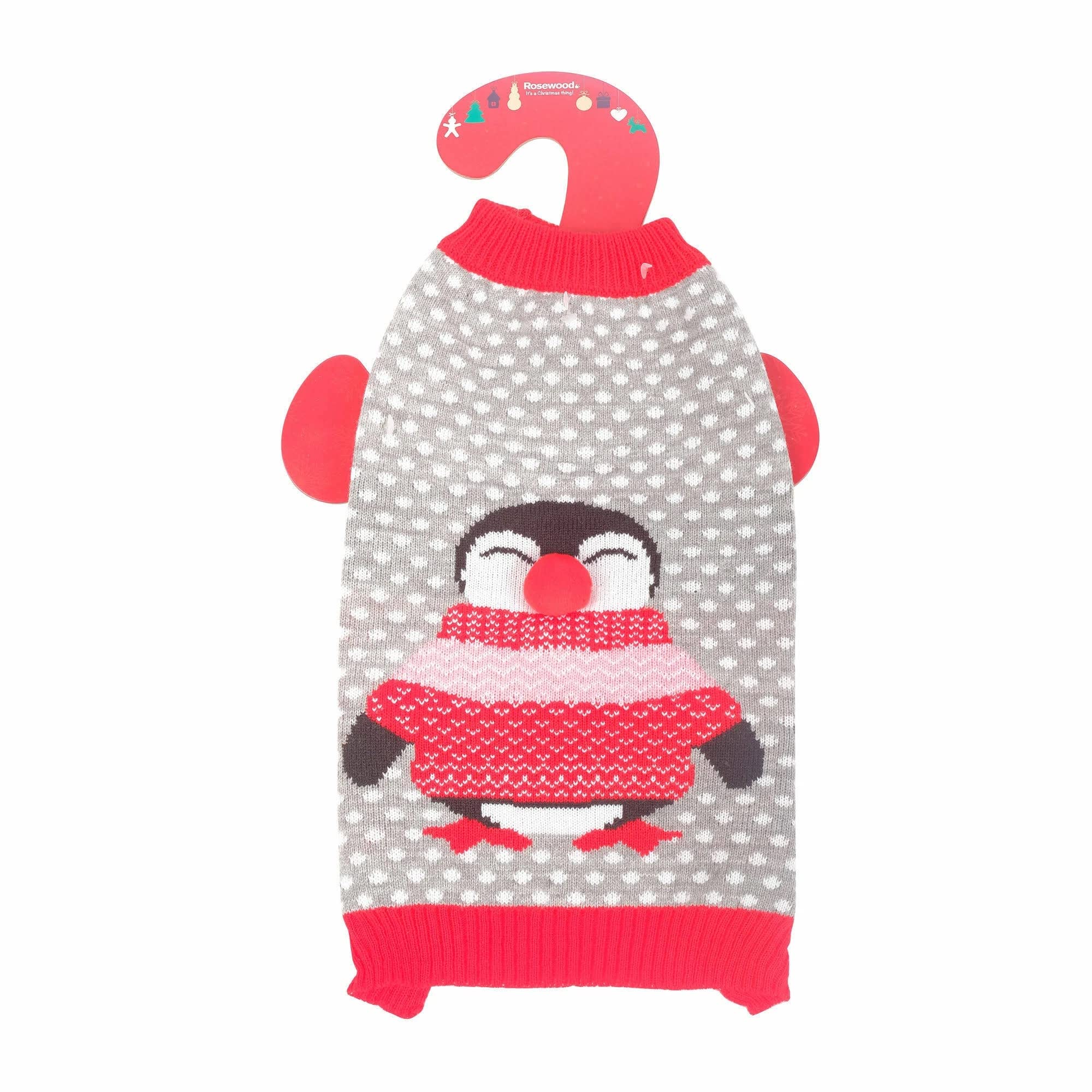 Rosewood Light Up Penguin Jumper For Dogs, Medium