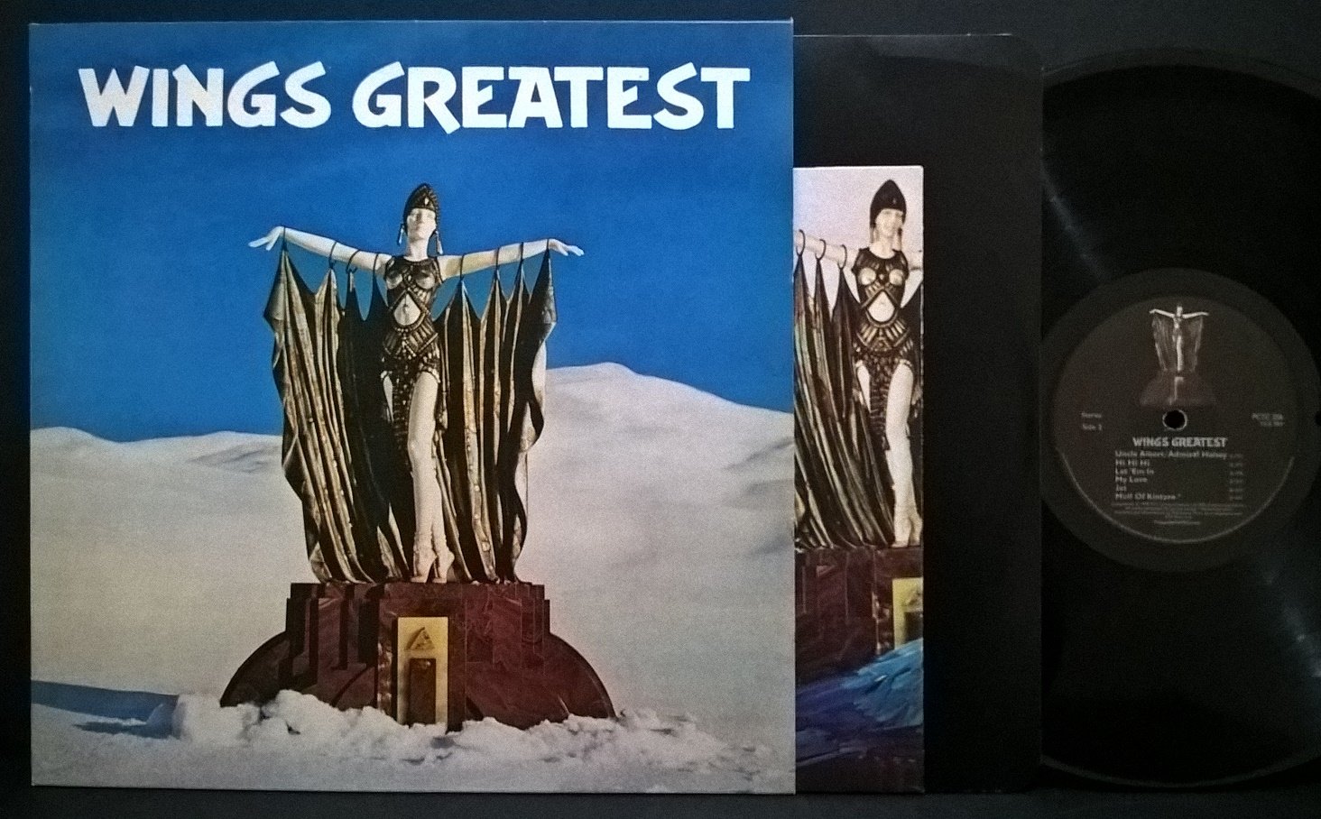 WINGS GREATEST HITS LP & POSTER Wings (2) Amazon.fr CD et Vinyles}