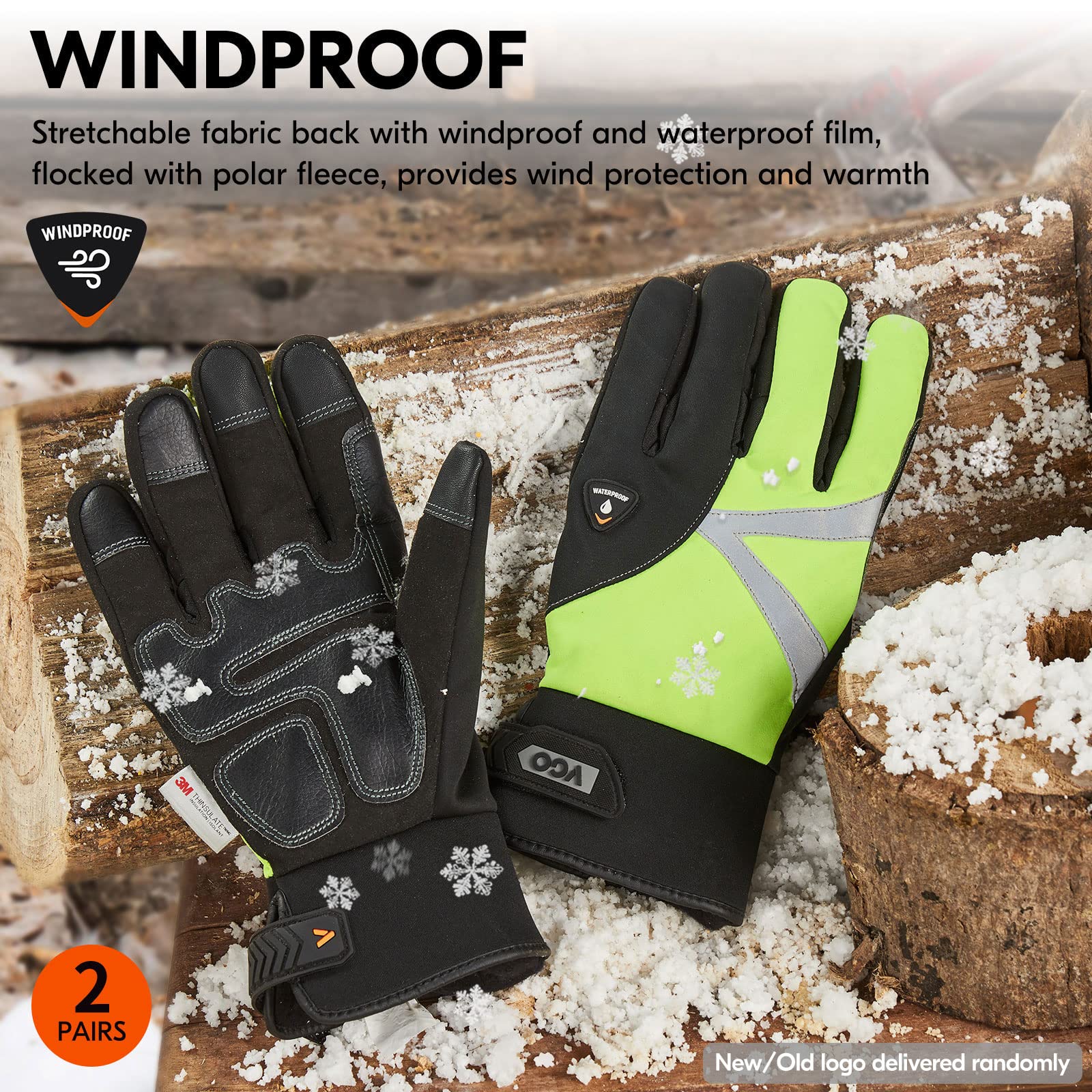 Winter Waterproof Insert Gloves