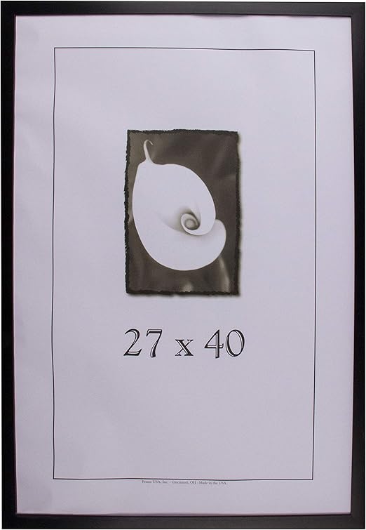 27x40 Simply Poly Poster Frame (Black) Posters & Prints