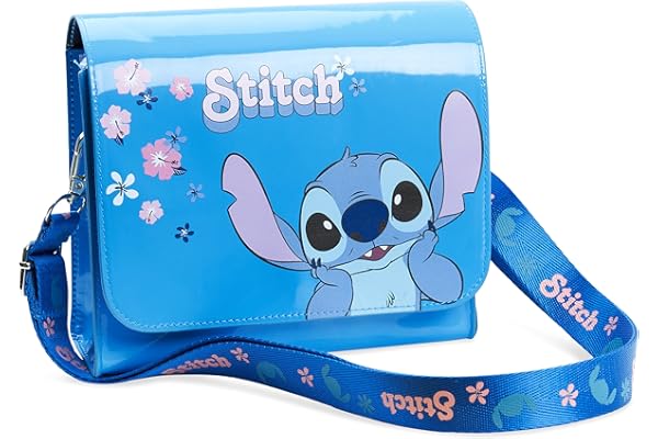 Disney Stitch Crossbody Shoulder Bag for Women Teens Handbag, Frozen Sling Coin Purse Travel Bag Gifts for Women