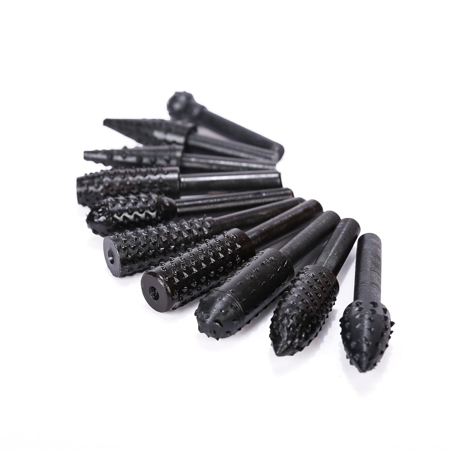 10PCS Solid Carbide Burrs Set Rotary Drill Die Grinder Carving Tool
