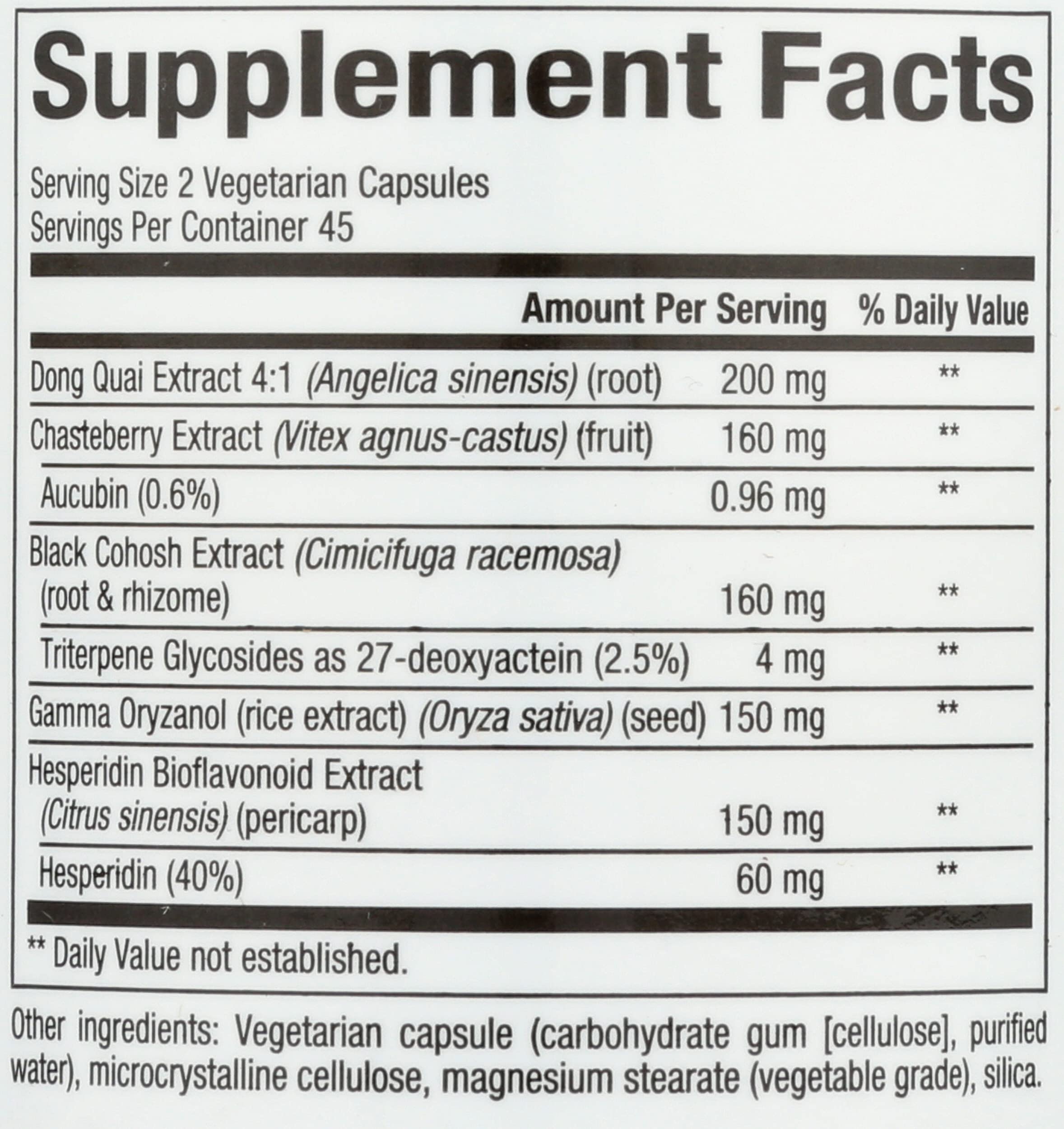 WomenSense MenoSense by Natural Factors, Natural Supplement to Help Improve Menopause Symptoms, Vegan, Non-GMO, 90 Capsules