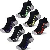 SeeyAN Kids Socks Boys Ankle Athletic Half Cushioned Low Cut Sport Cotton Breathable Socks 6 Pairs