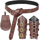 Renaissance Accessories Men Women Viking Medieval Belt Pouch Leather Bracers Viking Costume Men Accessories for Halloween