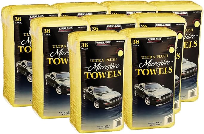 Amazon カークランド Kirkland マイクロファイバータオル 36枚 X 9パックセット 324枚 Klmt36x9p 洗車 工具 メンテナンス用品 車 バイク