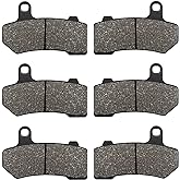 Front and Rear Brake Pads for Harley Road Glide 2008-2021, FLHX Street Glide 2008-2022, Road King 2008-2022, FLHTCU Ultra Classic Electra Glide 2008-2020