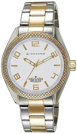 Giordano Analog White Dial Mens Watch - 1724-88