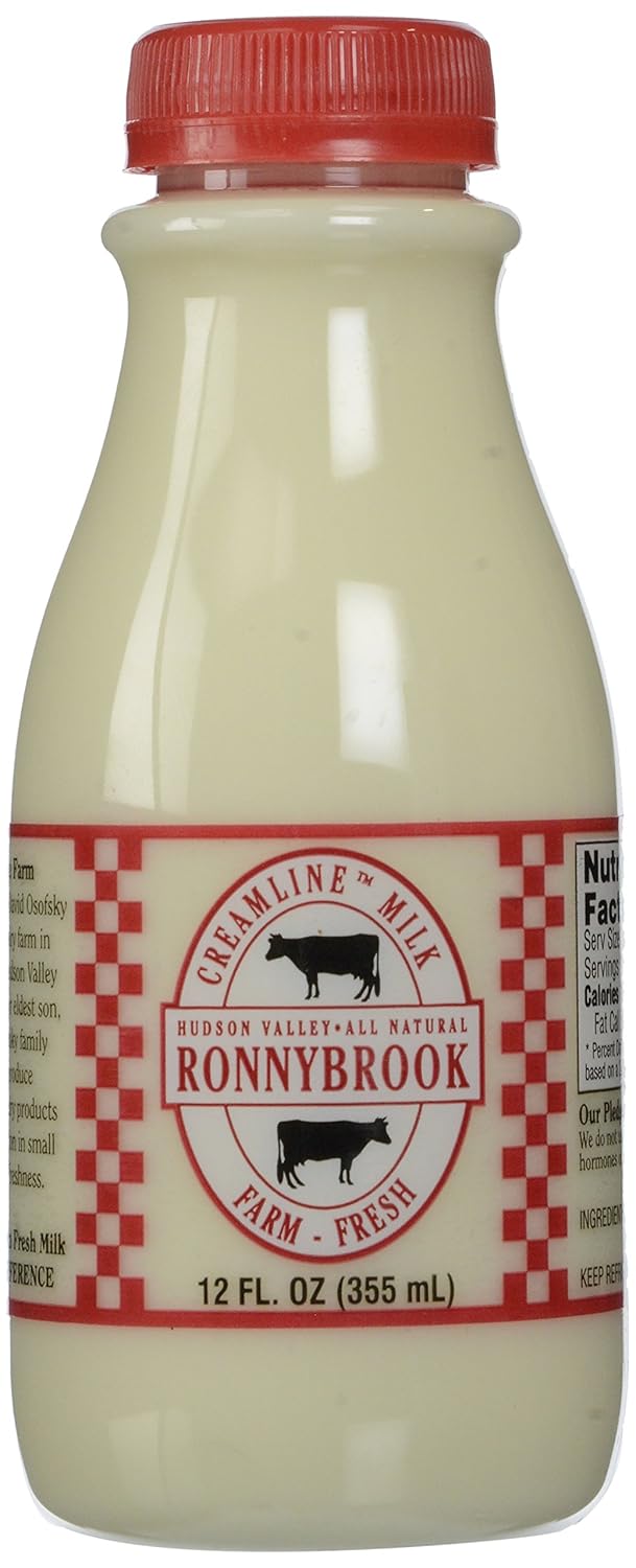 Ronnybrook Creamline Whole Milk, 12 oz Grocery & Gourmet Food