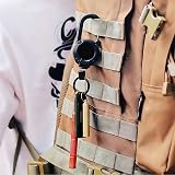 Siliget Heavy Duty Lanyard Badge Reel 23.6 in Steel Cord Retractable Black view 6