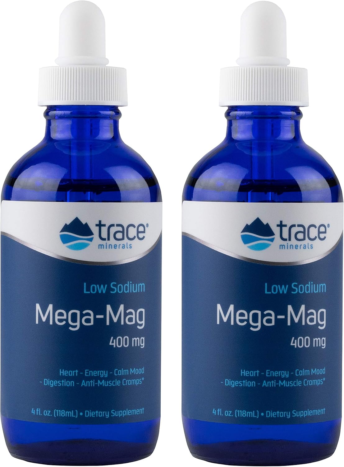 Trace Minerals Liquid Mega-Mag, 400 mg, 4 Ounce: Health & Personal Care