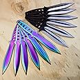 Tactical Knife Survival Knife Hunting Knife 12 PIECE Throwing Knives Set Fixed Blade Knife Razor Sharp Edge Camping Accessori