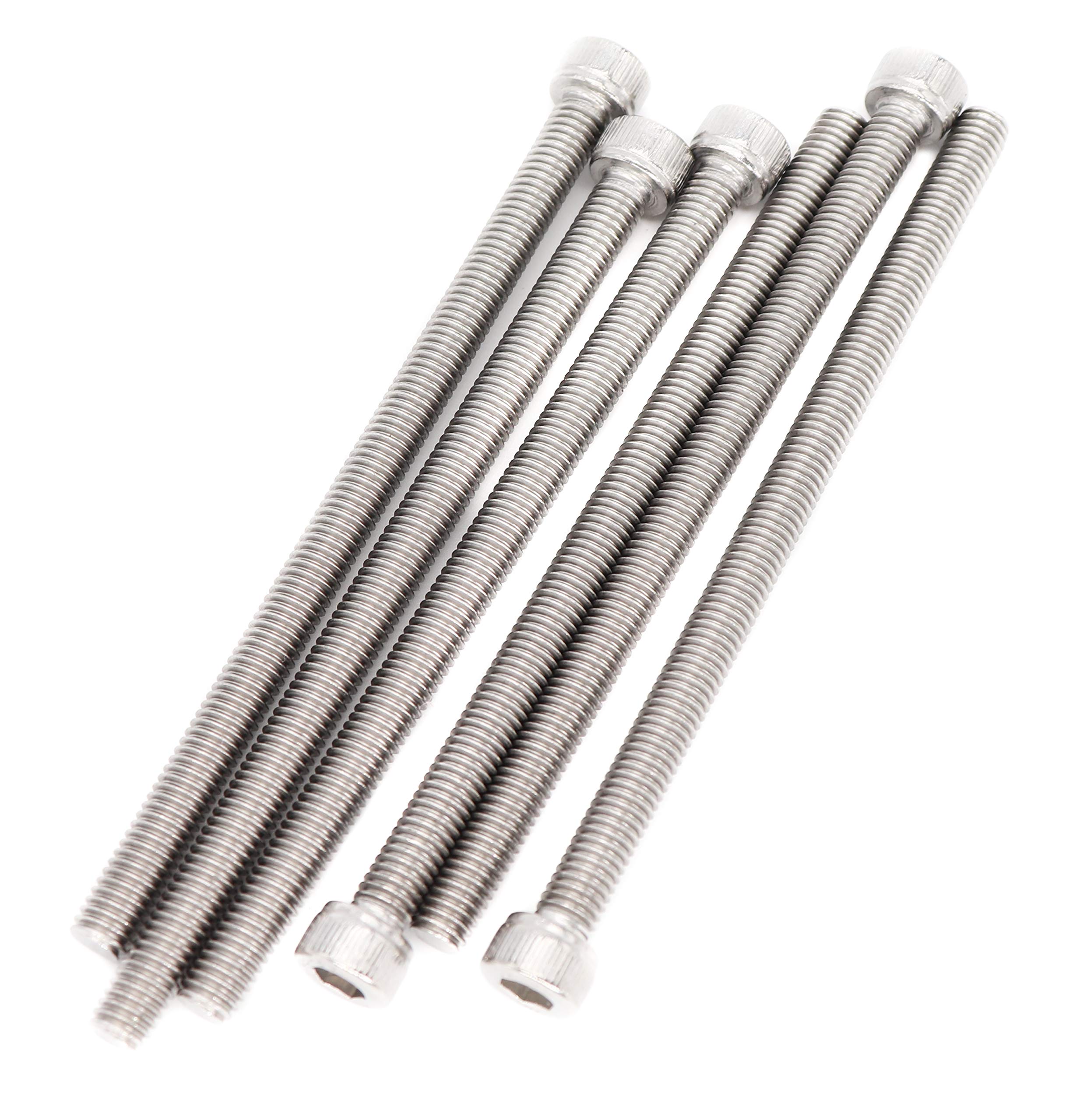 binifiMux 6pcs M6 x 100mm 304 Stainless Steel Hex Socket Cap Bolt Screw — image 1