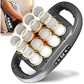 Binxalin 16 Head Massage Gun Deep Tissue, Percussion Massager for Muscle Relief, 9 Speeds & 9 Intensities Muscle Massage Gun for Shoulders, Waist, Legs, Athletes & Office Staff