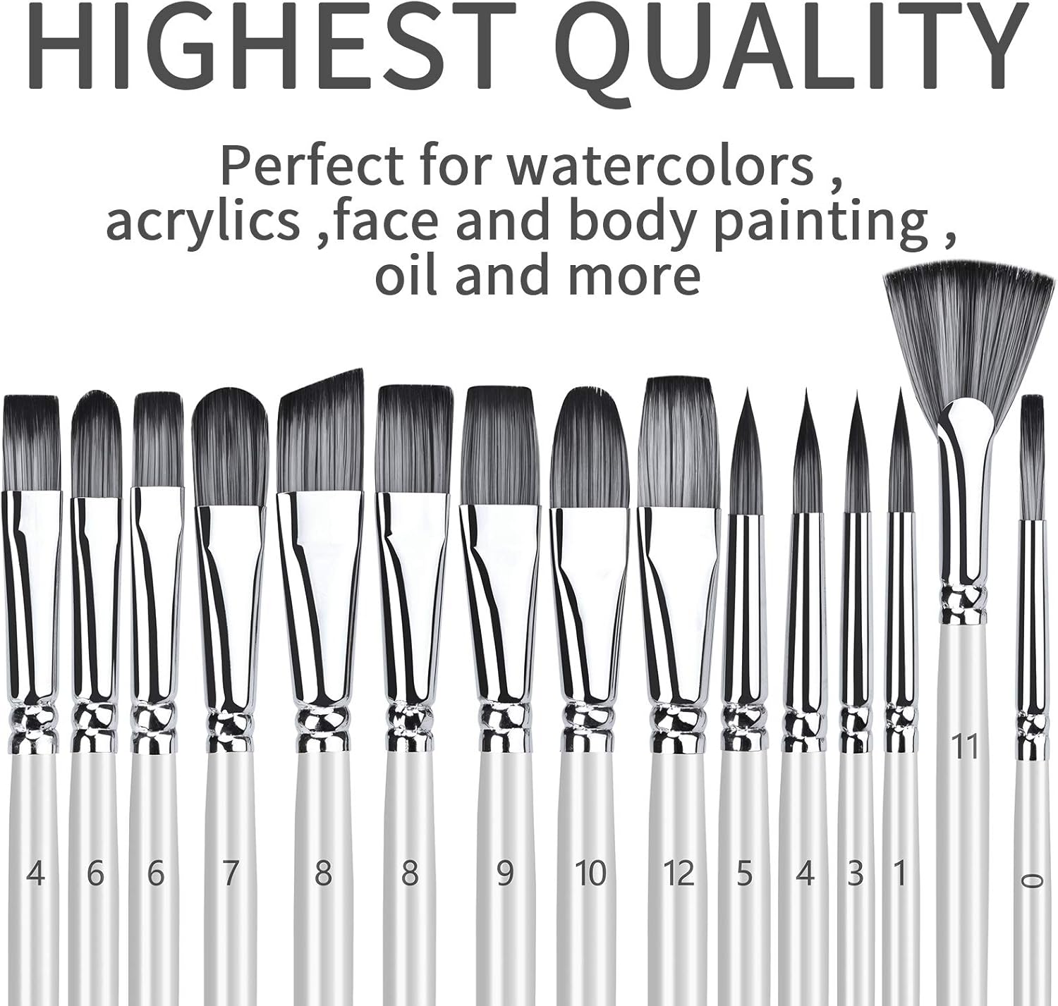 Acrylic Paint Brush Set with 24 Rich Pigments, 15 Paintbrushes, Palette & Carrying Case, Perfect for Acrylic, Oil, Watercolor etc - Ideal Gift for Artists, Adults and Kids