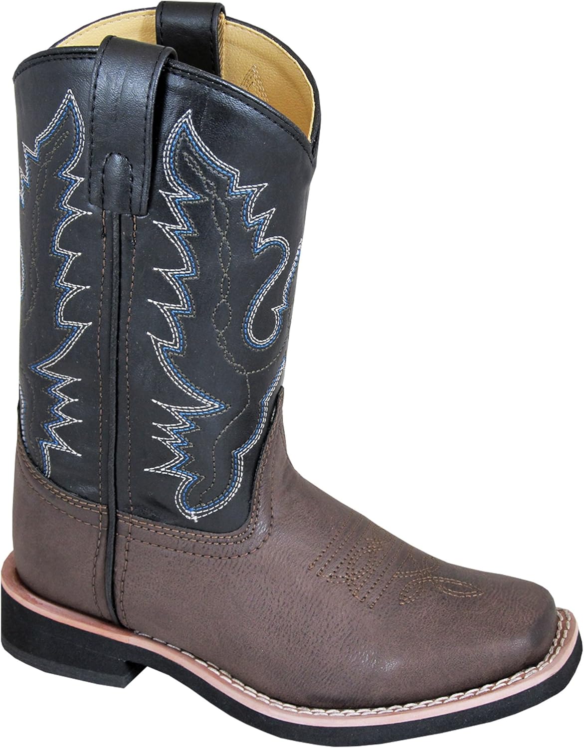 black square toe cowboy boots