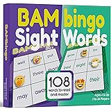 THE BAMBINO TREE Sight Word Bingo Game Level 3 and Level 4 - Learn to Read Vocabulary for 1st Grade 2nd Grade Kids - Family F
