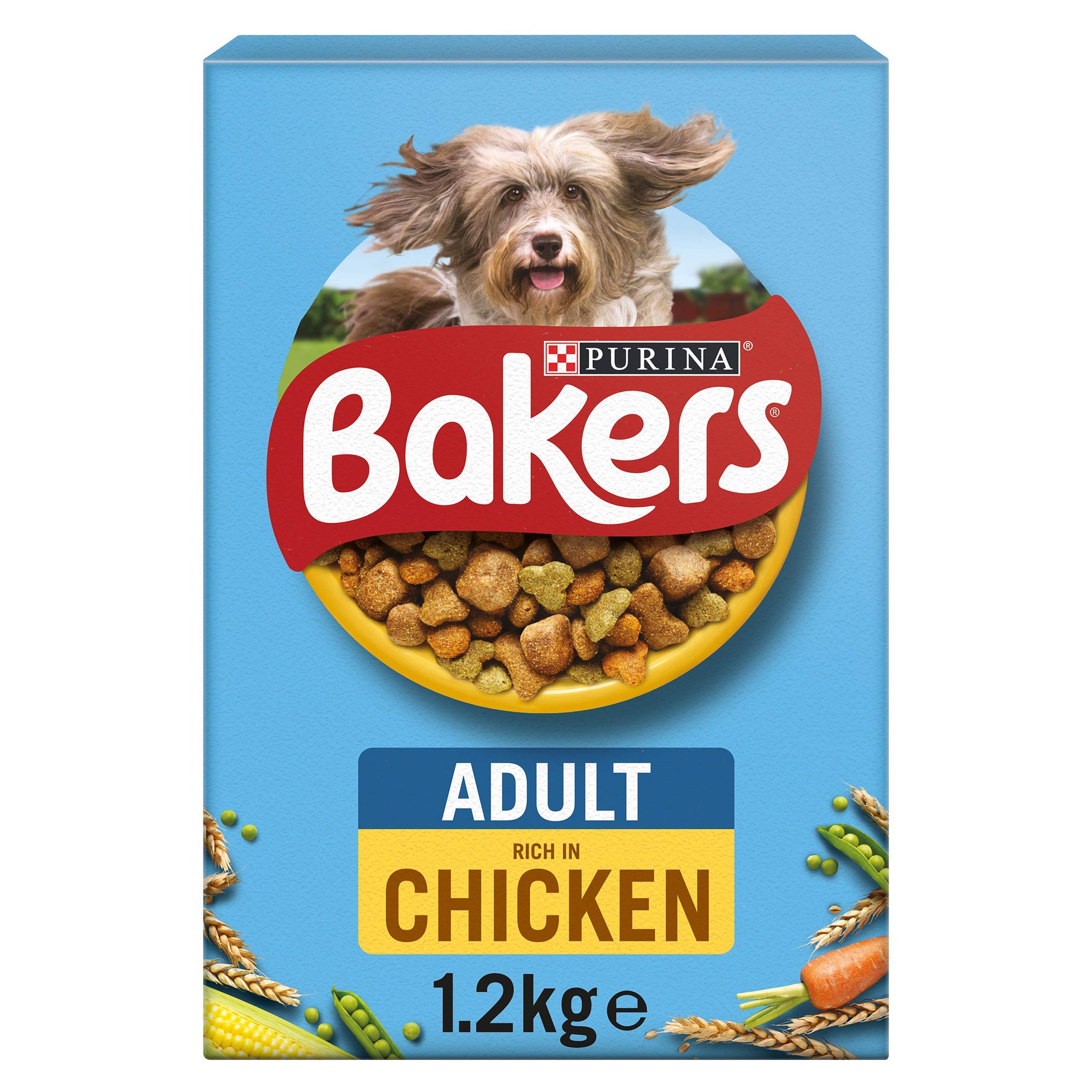 Bakers Dry Dog Food Chicken and Veg 1.2kg