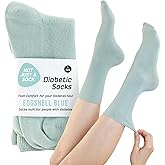 Not Just a Sock Diabetic Socks for Women and Men - One Size Fits All - Loose-Top Non-Binding Socks for Improved Circulation