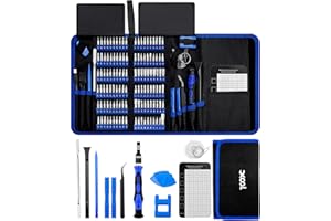 XOOL 140 in 1 Precision Screwdriver Set, Professional Computer Laptop Repair Tool Kit, Electronics Repair Tool with 120 Magnetic Bits, Compatible for Macbook, iPhone, Game Console, Tablet