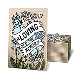 Forget Me Not Seeds Memorial Packets: 25 Individual