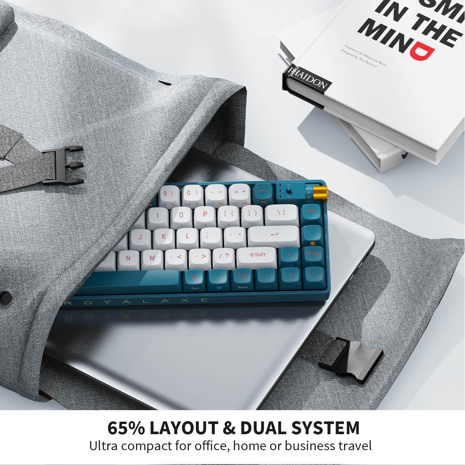Royalaxe R68 Mua ROYALAXE R68 60% Wireless Mechanical Keyboard, Hot Swappable Custom ...