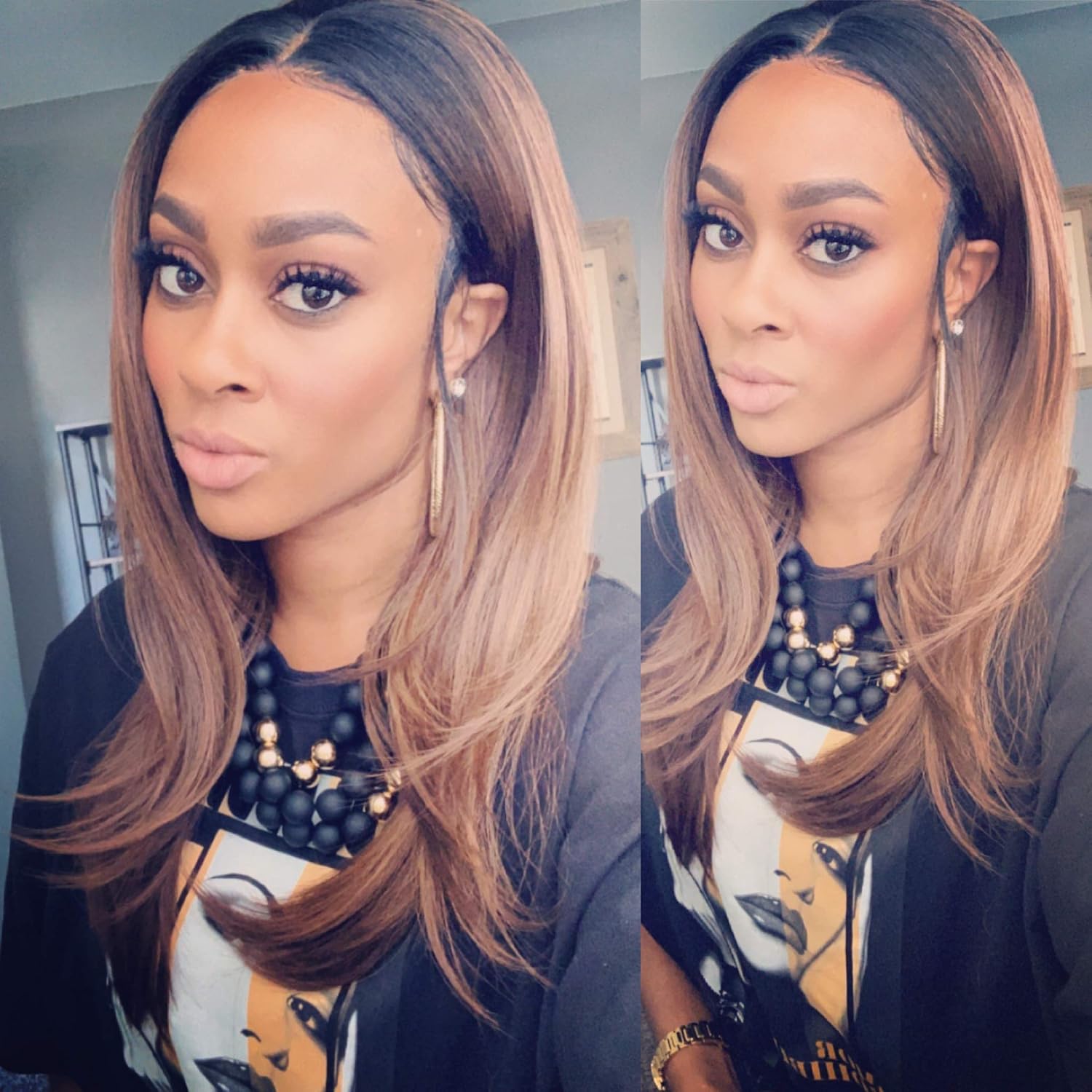 Buy X Tress Synthetic Lace Front Wigs Straight For Black Women