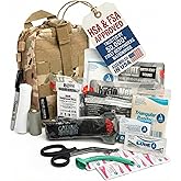 Scherber Premium IFAK Kit Trauma Pack Fully Stocked MOLLE Pouch w/CAT Tourniquet, HyFin Vent Chest Seal, & Israeli Bandage Trauma Kit for Emergency, Gunshot, Bleeding, & Major Wound Care (Camouflage)