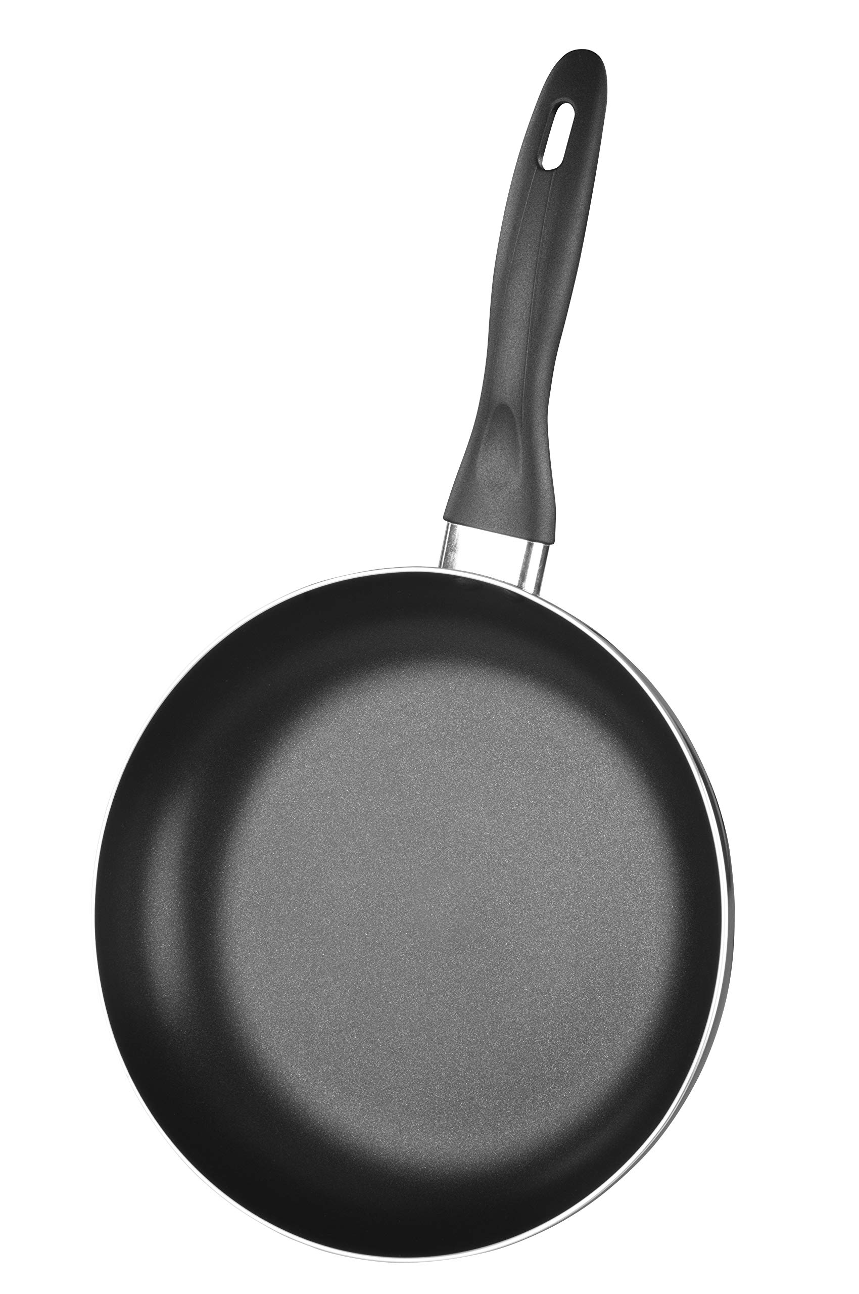 Chef Aid Non-Stick 24 Cm Frying Pan, Black, Dual Coated Non-Stick Light Weight, High Grade Aluminium, Ideal for Home, Camping Or Caravan - BPA Free