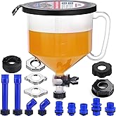 SMART JERRY - Coolant Bleeder Kit, Radiator Burping Funnel, No-Spill Coolant Funnel Kit, Radiator Flush Kit, Universal Radiat