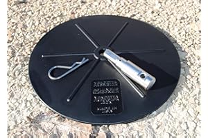 KOXOBET Laser Level with Tripod, Precision Ice Auger Drill Adapter - Stainless Steel