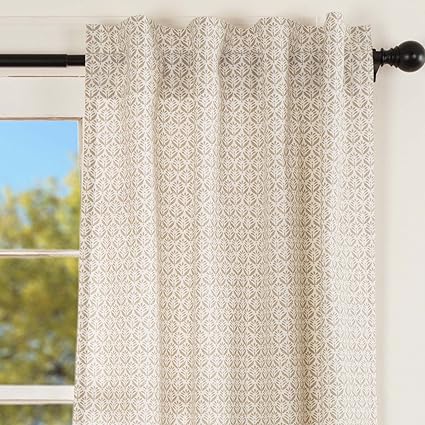 Red Simple Stylish Kitchen Curtains Two Panel image unavailable