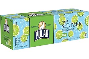 Polar Seltzer Water Lime, 12 fl oz cans, 12 pack