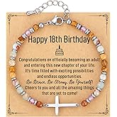 AryaHozel Christian Cross Bracelet for Women - Valentine's Day Gifts for Her, 13th to 60th Birthday Gifts for Women | Christmas/Graduation/Easter Gift, Religious Jewelry