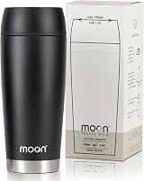 Moon 360° Travel Mugs Leakproof Insulated Stainless Steel 450ml Black view 9