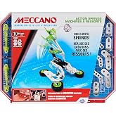 Meccano Action Springs Innovation Set STEAM Building Kit, for Kids Aged 10 and Up