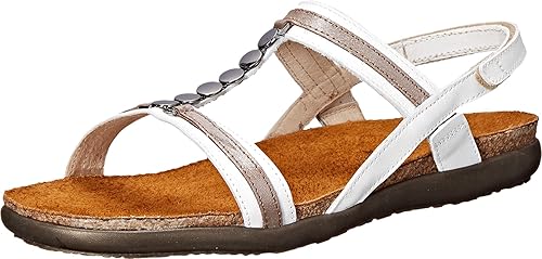 Naot Footwear Women S Valerie White Silver Threads Leather Combo Sandal Amazon Ca Shoes Handbags