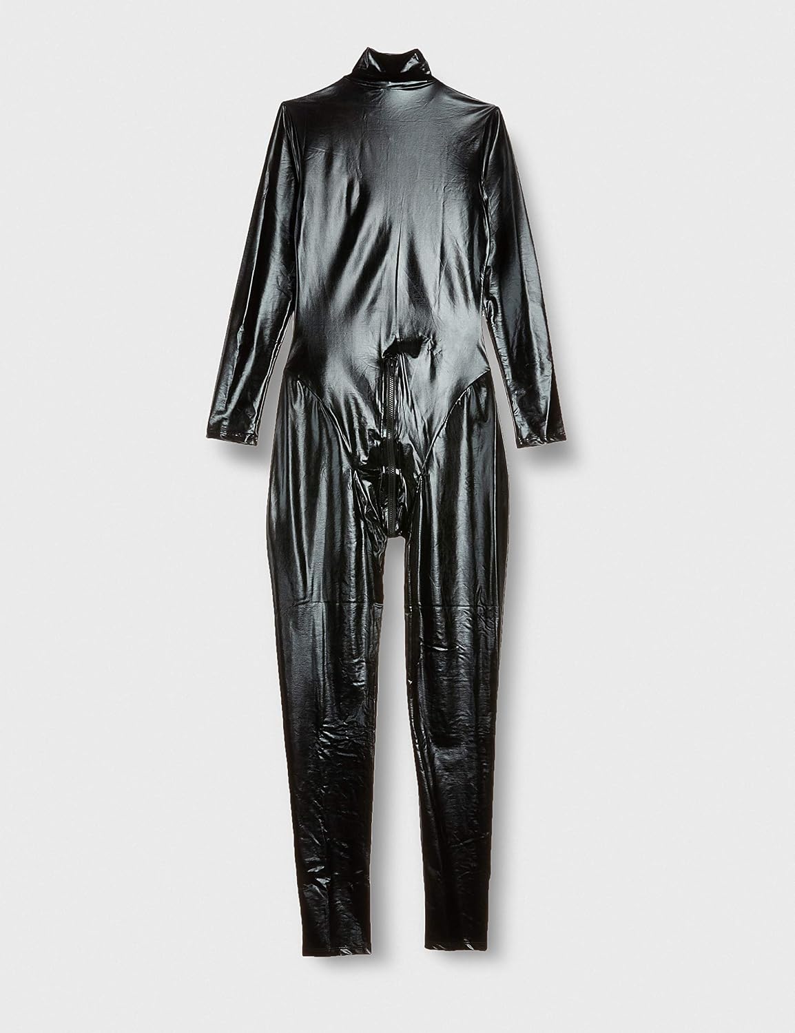 Cottelli Collection Party Jumpsuit with Long Sleeves, Medium, Black - Image 3